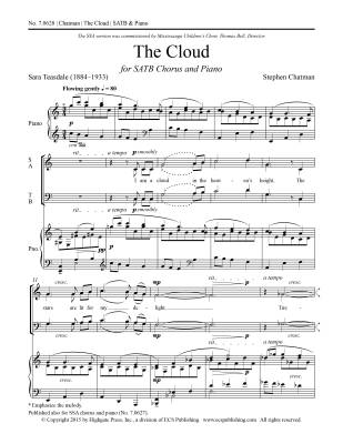 The Cloud - Teasdale/Chatman - SATB