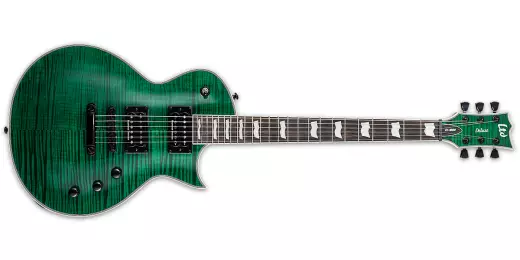 LTD EC-1000FM Electric Guitar w/ Seymour Duncan Humbuckers - See Thru Green