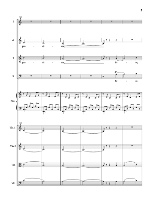 Ecce Novum - Gjeilo - String Quartet Accompaniment - Score/Parts
