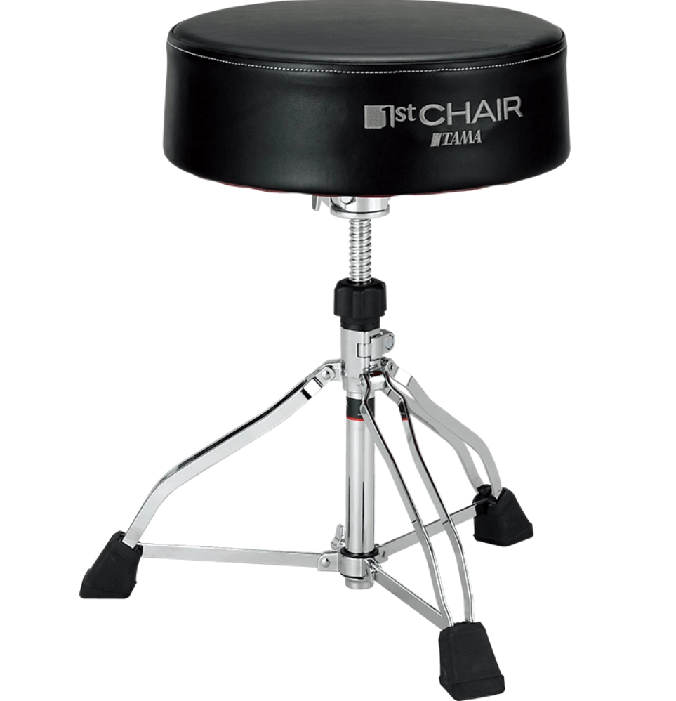 1st Chair Round Rider XL Drum Throne - Black