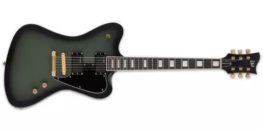LTD Bill Kelliher Sparrowhawk Electric Guitar - Military Green Sunburst Satin