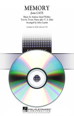 Hal Leonard - Memory (from Cats) - Nunn/Webber/Leavitt - ShowTrax CD