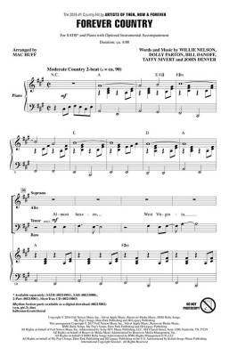 Forever Country (Medley) - Various/Huff - SATB