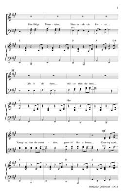 Forever Country (Medley) - Various/Huff - SATB