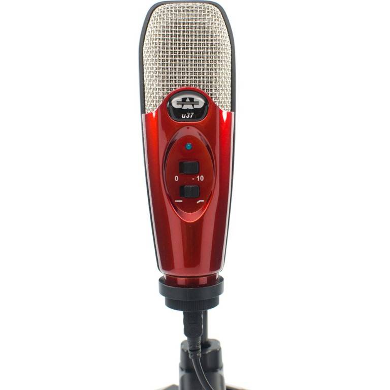 U37SE USB Studio Condenser Microphone - Candy Apple Red