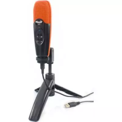 U37SE USB Studio Condenser Microphone - Orange/Black