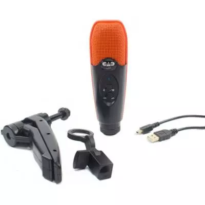 U37SE USB Studio Condenser Microphone - Orange/Black