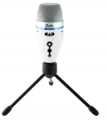 CAD Audio - Zoe USB Condenser Microphone w/ TrakMix Headphone Output