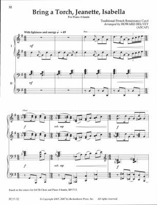 Shared Spirit Christmas - Helvey - Piano Duet (1 Piano, 4 Hands)