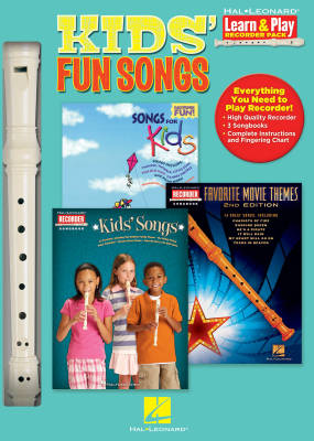 Hal Leonard - Kids Fun Songs: Learn & Play Recorder Pack - Books/Recorder