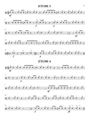 Syncopation Etudes for Snare Drum - Rothman - Book