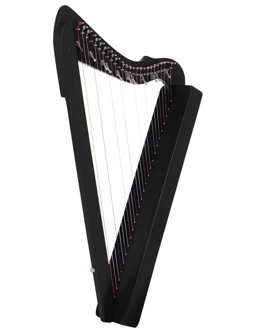 Flatsicle 26-string Harp - Black Stain