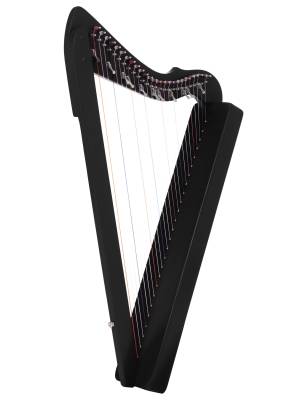 Harpsicle - Flatsicle 26-string Harp - Black Stain