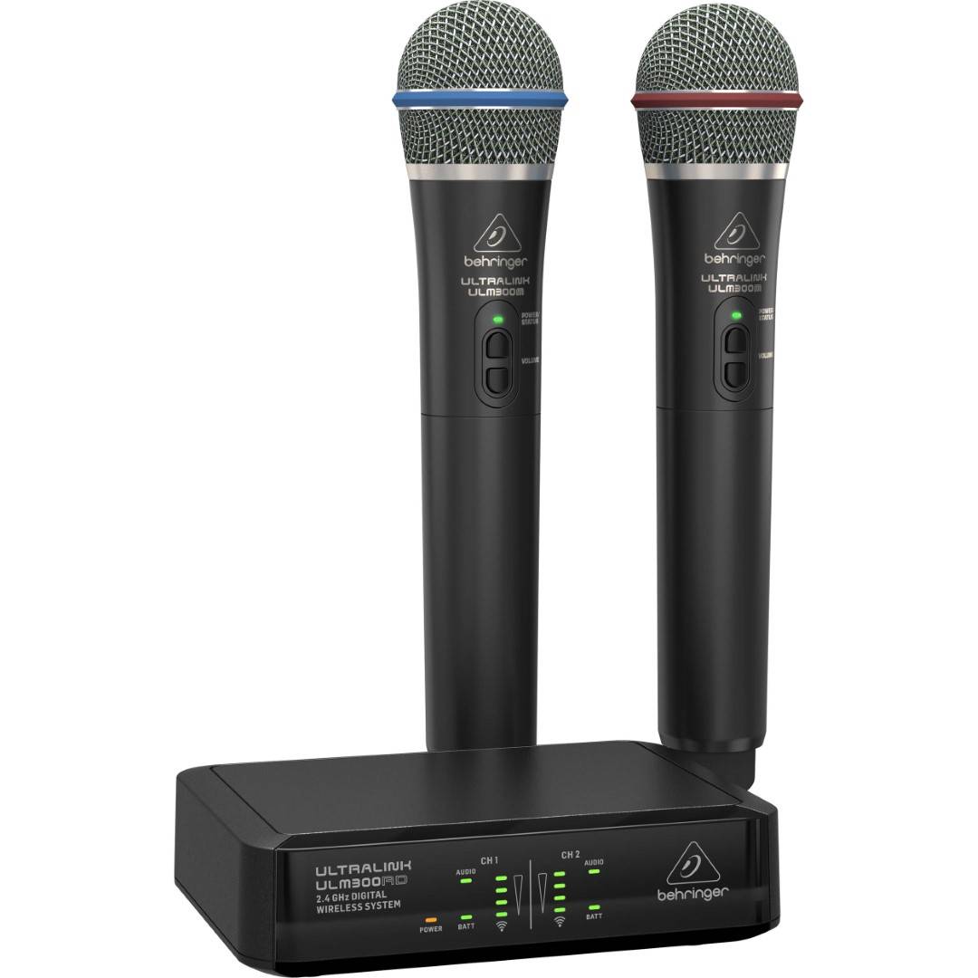 Ultralink ULM302MIC Dual Digital Wireless Microphone System