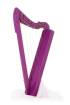 Harpsicle - Flatsicle 26-string Harp - Purple Stain