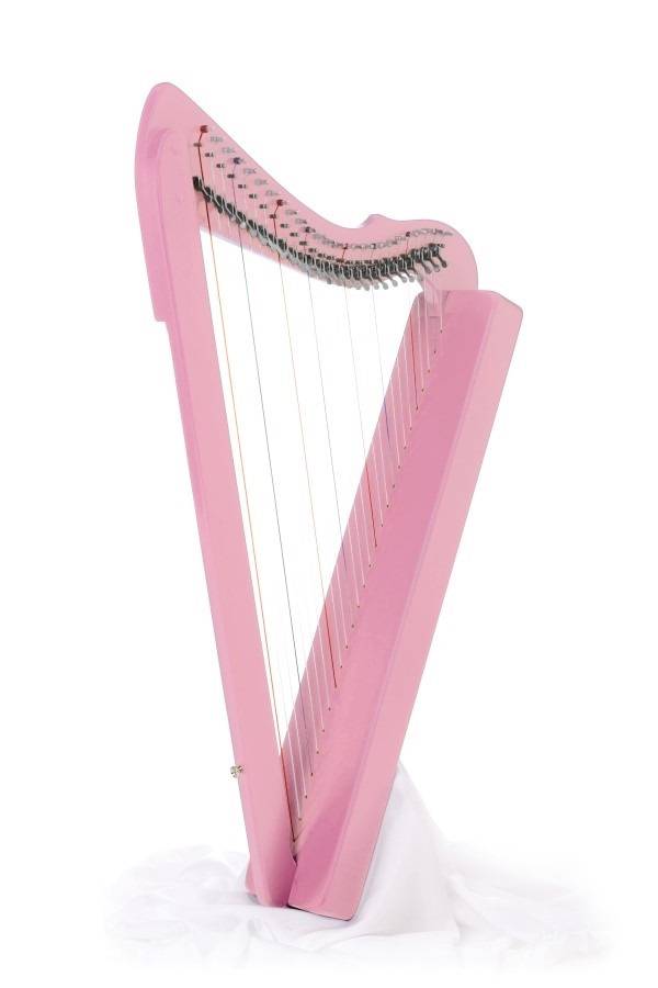 Fullsicle 26-string Harp with Full Levers - Pink Stain