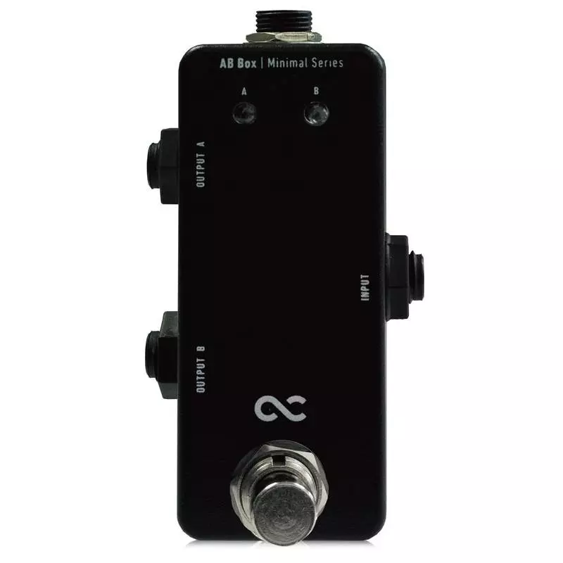 AB Box Pedal w/1x TS Input, 2x TS Outputs & Footswitch