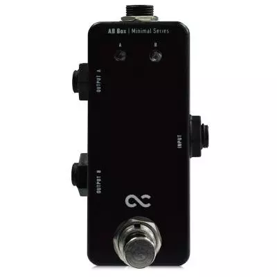 AB Box Pedal w/1x TS Input, 2x TS Outputs & Footswitch