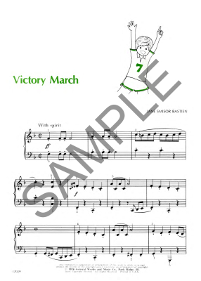 Victory March - Bastien - Piano - Sheet Music