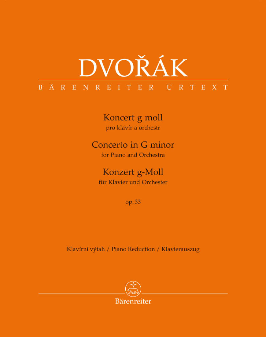 Concerto for Piano and Orchestra G minor op. 33 B 63 - Dvorak/Steijn - Piano/Piano Reduction (2 Pianos, 4 Hands)