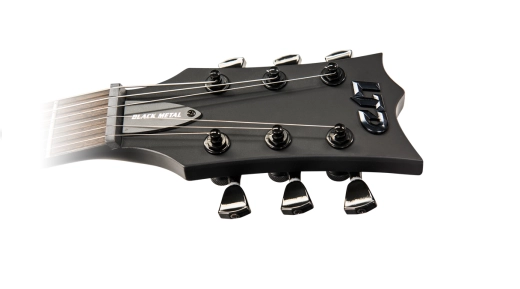 LTD EC-Black Metal Electric Guitar - Black Satin