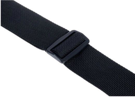 2\'\' Signature Logo Poly Guitar Strap - Black