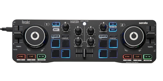 Hercules - DJ Contol Starlight DJ Controller w/Serato