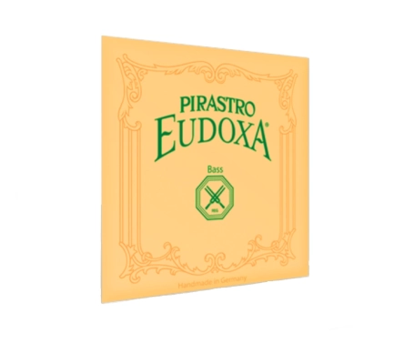 Pirastro - Eudoxa Double Bass E String Orchestral, Gut/Silver Mittel - Medium