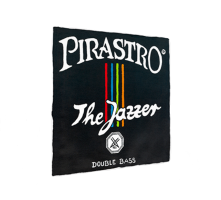 Pirastro - The Jazzer Double Bass D String, Orchestra Rope Core & Chrome Steel Mittel