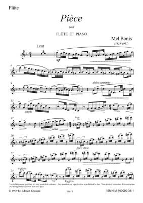 Piece - Bonis - Flute/Piano - Sheet Music