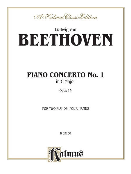 Piano Concerto No. 1 in C, Opus 15 - Beethoven - Piano Duo (2 Pianos, 4 Hands)