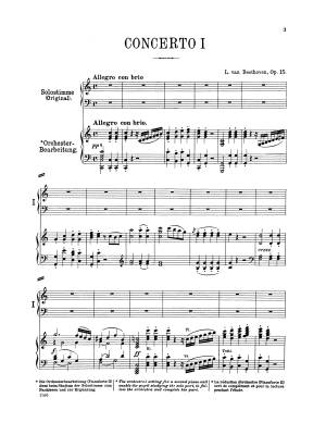 Piano Concerto No. 1 in C, Opus 15 - Beethoven - Piano Duo (2 Pianos, 4 Hands)