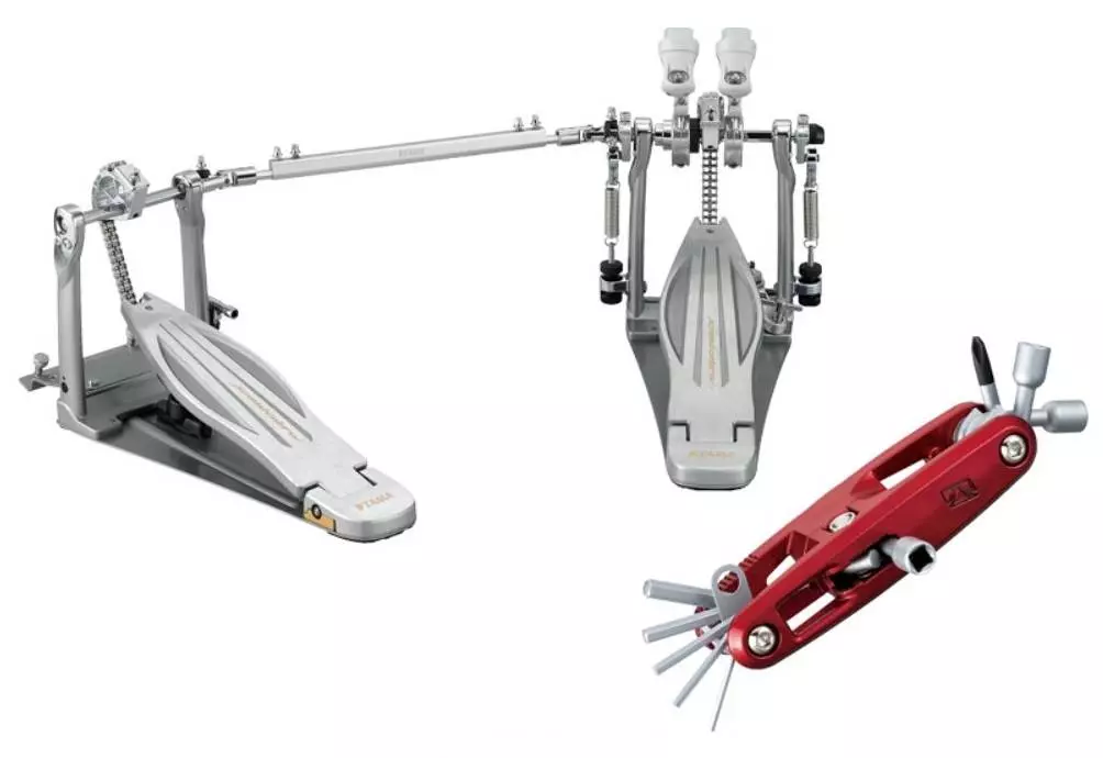Speed Cobra Twin Pedal w/Case and Bonus Red Multi-tool