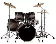 Vision VBL 5-Piece Drum Kit - Black Burst