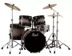Vision VBL 5-Piece Drum Kit - Black Burst