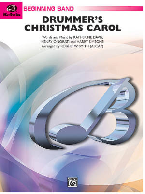 Belwin - Drummers Christmas Carol -  Smith - Concert Band - Gr. 1