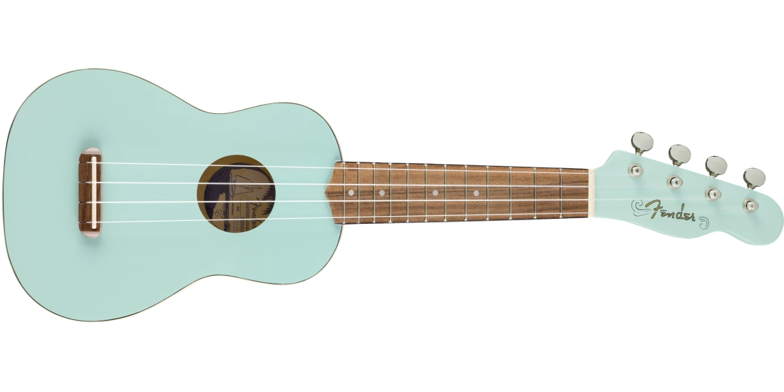 Venice Soprano Ukulele, Walnut Fretboard - Daphne Blue