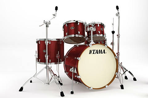 Tama Silverstar 5-Piece Drum Kit With Hardware - Burgundy
