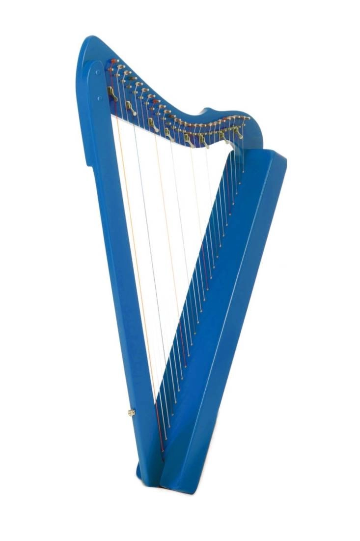 Sharpsicle 26-string Harp - Blue Stain