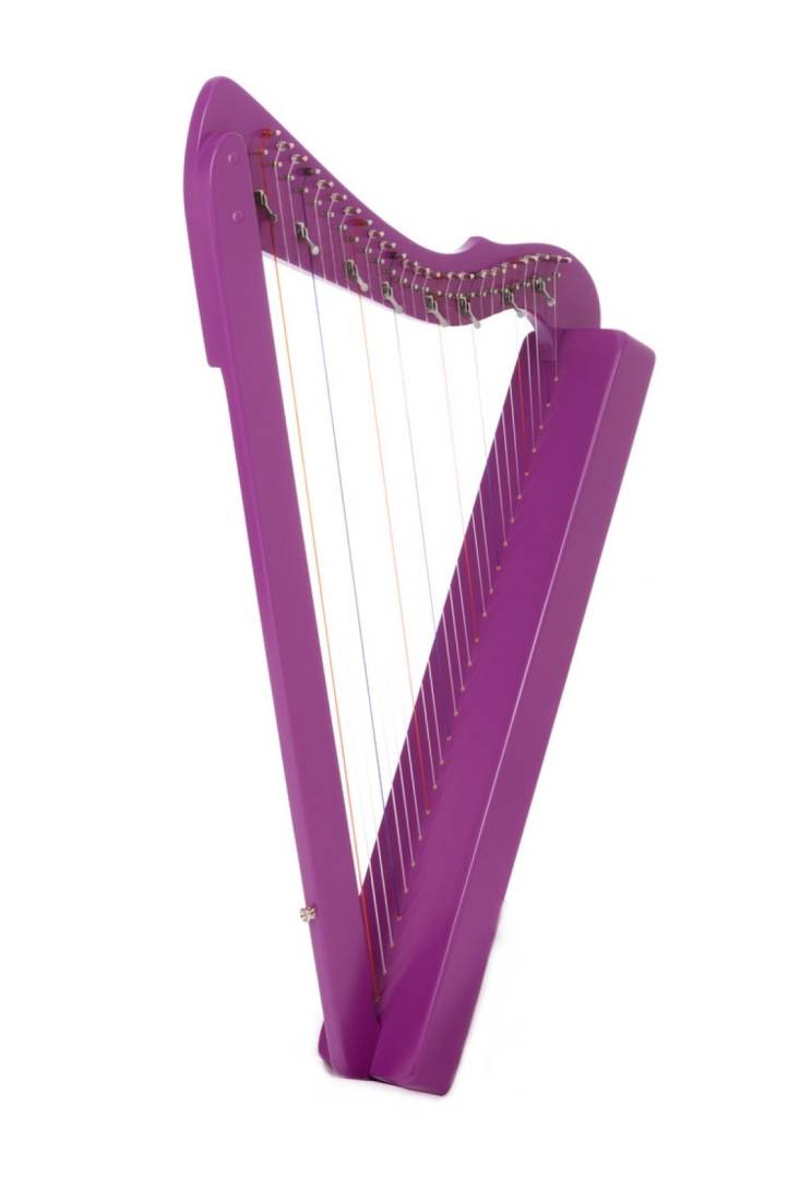 Sharpsicle 26-string Harp - Purple Stain