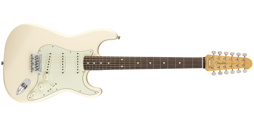Strat XII, Rosewood Fingerboard - Olympic White