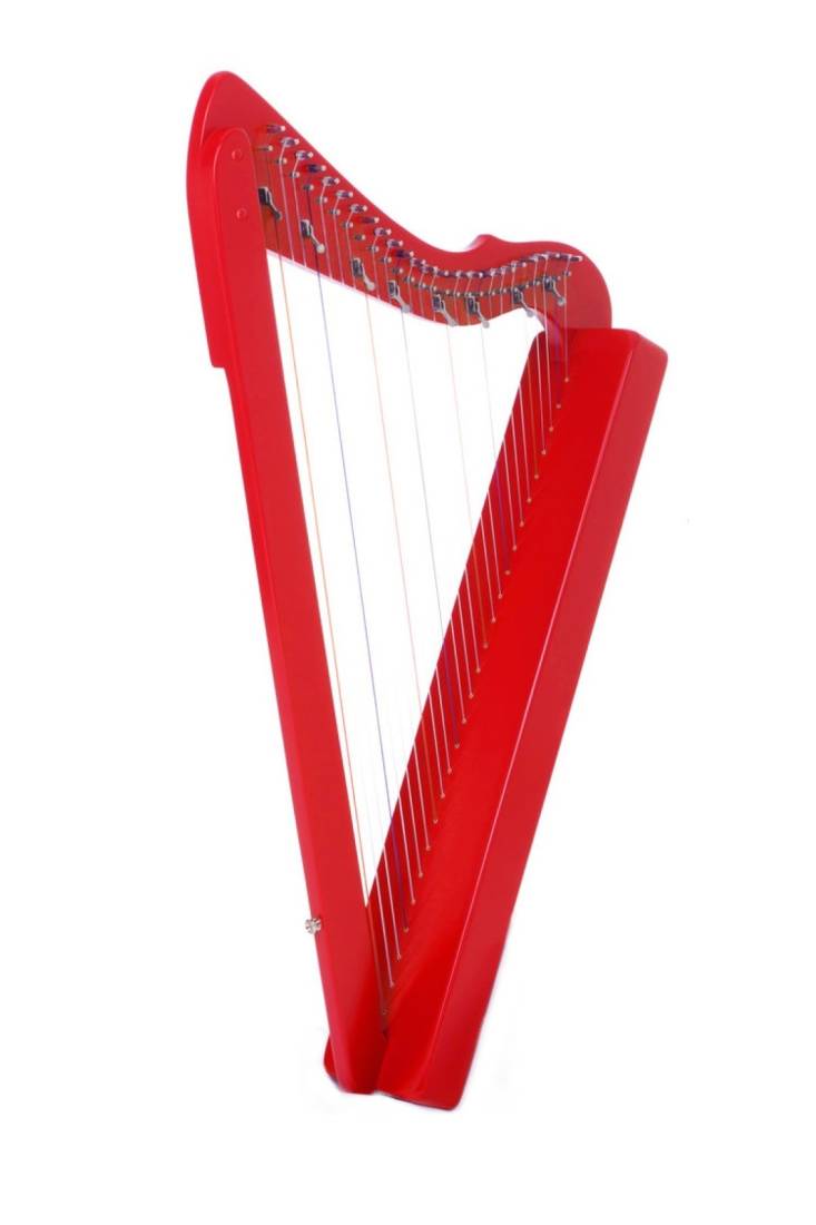 Sharpsicle 26-string Harp - Red Stain