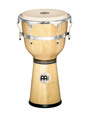 12-inch Floatune Series Wood Djembe - Natural