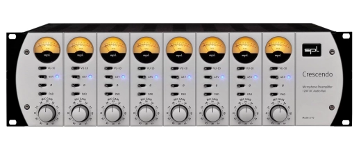 Crescendo 1770 8-Channel, 120V Microphone Preamplifier