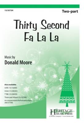 Heritage Music Press - Thirty Second Fa La La - Moore - 2pt