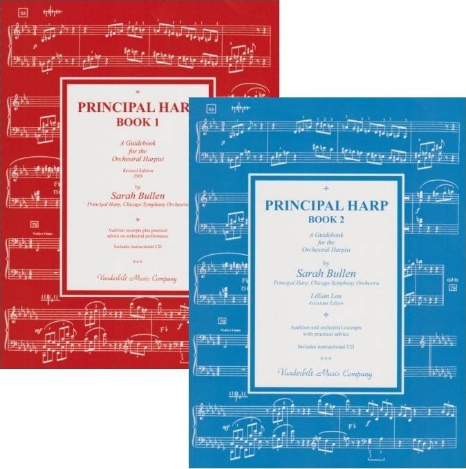 Principal Harp Books 1 and 2 - Bullen - Pedal Harp - Books/CDs