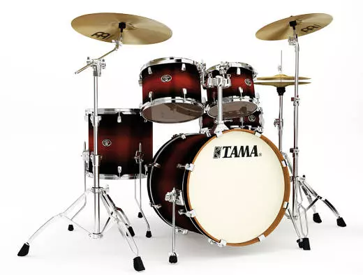 Tama - Silverstar Custom (Lacquer Finish) 5-Piece Drum Kit- Satin Cherry