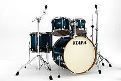 Silverstar Custom (Lacquer Finish) 5-Piece Drum Kit - Transparent Blue