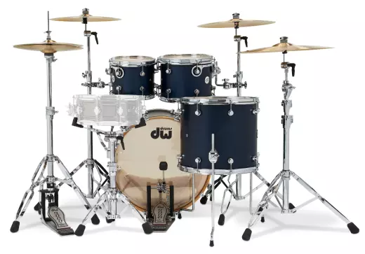 Design Series 4-Piece Shell Pack (22, 16, 12, 10) - Satin Midnight Blue