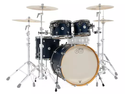 Design Series 4-Piece Shell Pack (22, 16, 12, 10) - Satin Midnight Blue